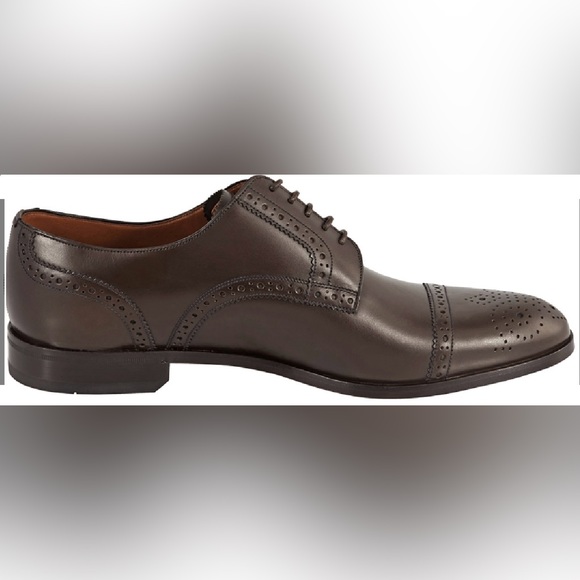 NWT MENS BALLY COFFEE OXFORDS - Picture 2 of 2